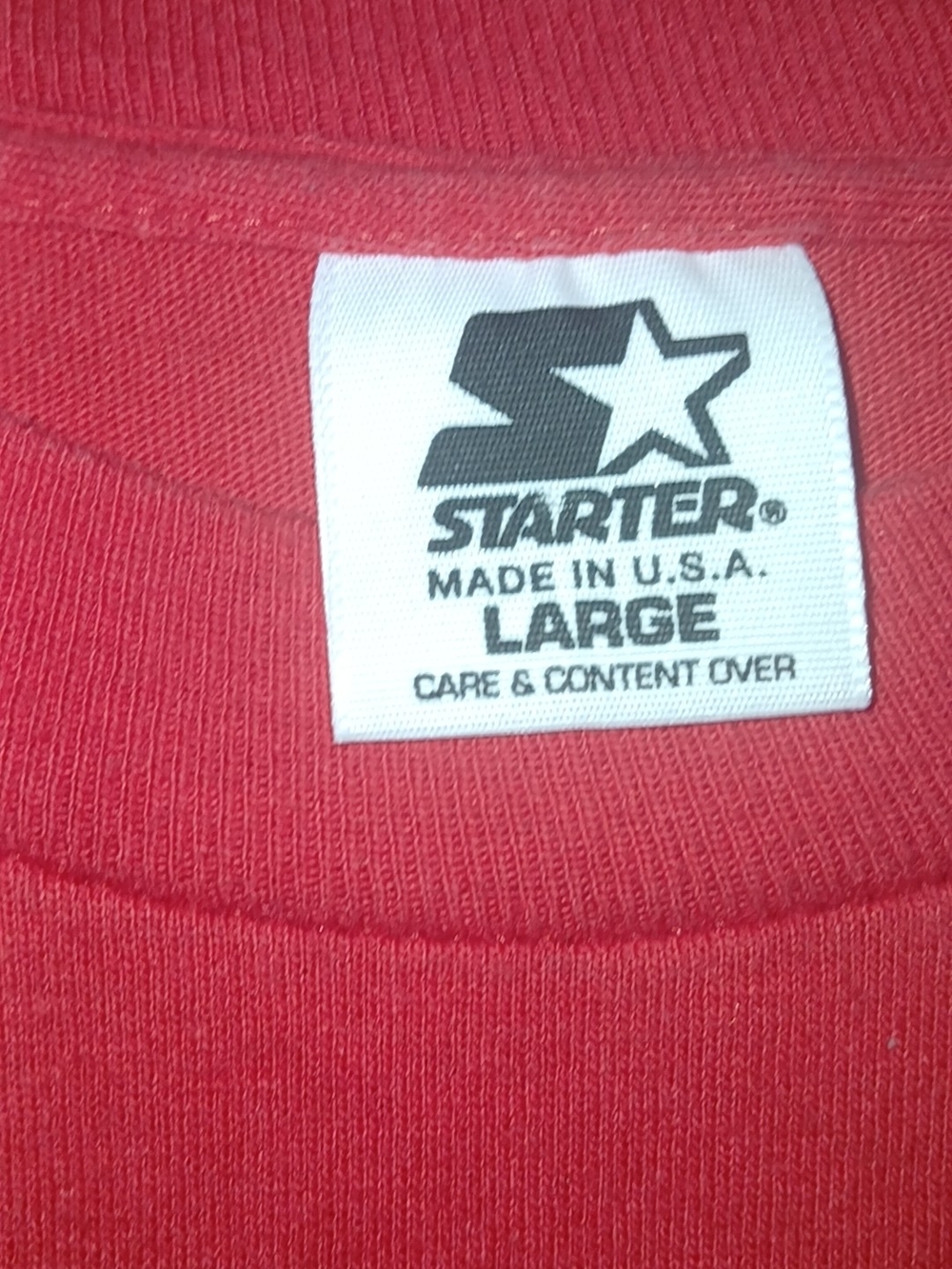 STARTER Red Cleveland Indians World Series Graphic Tee